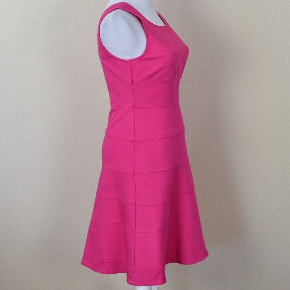 Trina Turk Nikola Ponte Knit Fit and Flare Dress 4 - Picture 7 of 9